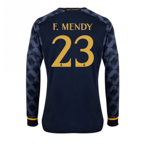 Pánský Fotbalový dres Real Madrid Ferland Mendy #23 2023-24 Venkovní Dlouhý Rukáv